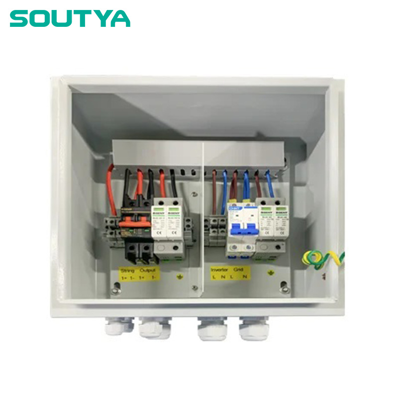 صندوق موحد DC + AC 600V 1000V 1 في 1 خارج صندوق المنزل