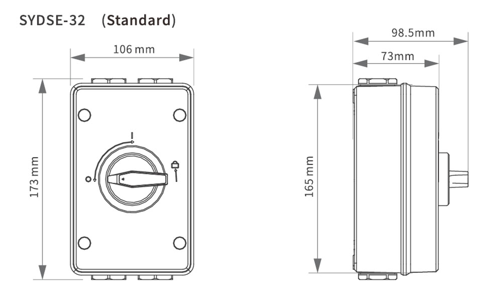 External DC Isolator Switch